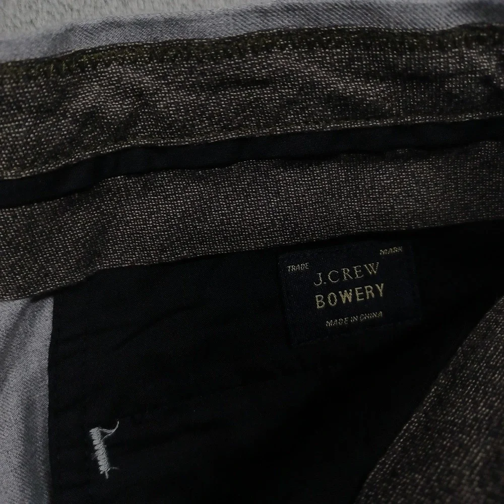 J Crew Pants Mens 34x34 Gray Bowery Chino‎ Straight Preppy Cotton Modern